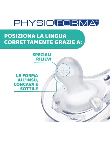 Ciuccio Chicco PhysioForma in Silicone per Neonati 0-2 Mesi - ShopinCasa.it