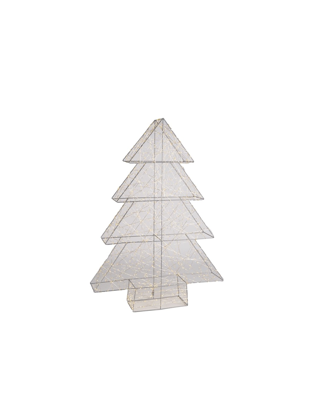 ALBERO LUMINOSO 1600LED METALLO 52X12X80CM DA ESTERNO