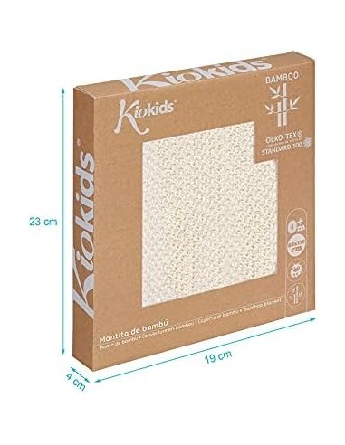 Copertina in Bambù Beige Kiokids - Shopincasa.it