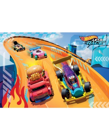 GIOCHI DI SOCIETA'E PUZZLE: vendita online HOTWHEELS 28523 MAXIPUZZLE 24PZ in offerta