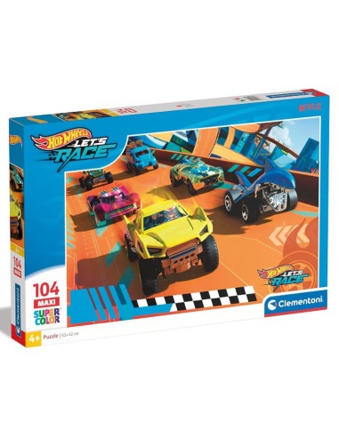 GIOCHI DI SOCIETA'E PUZZLE: vendita online HOTWHEELS 25762 MAXIPUZZLE 104PZ in offerta