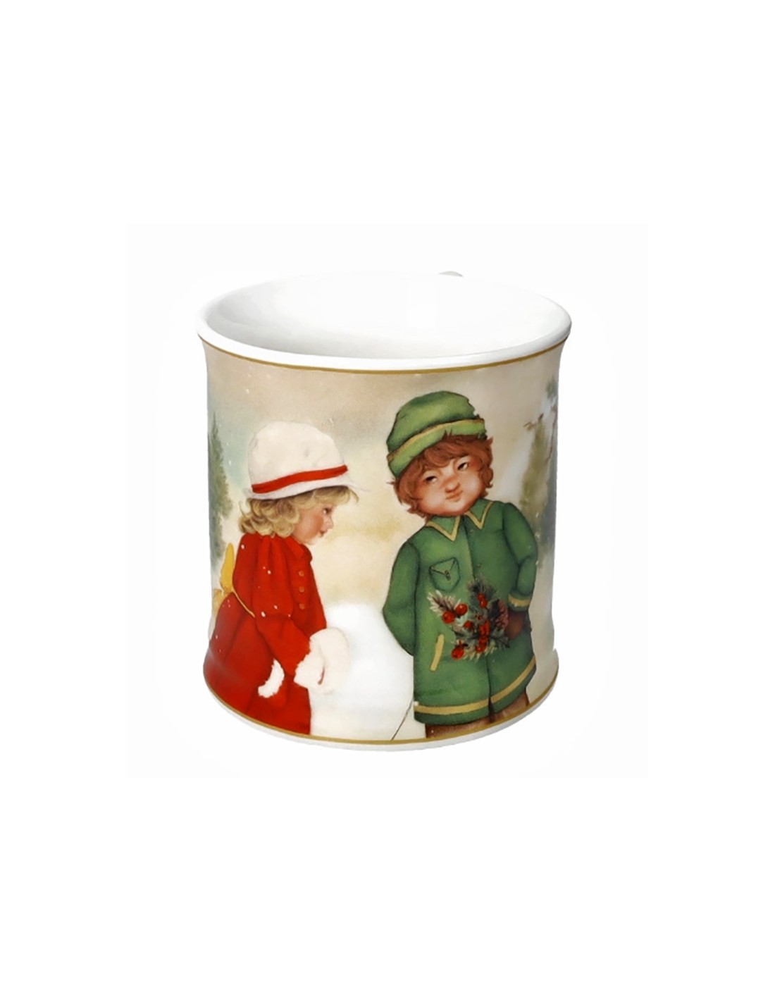 PORCELLANE: vendita online Brandani Mug Cuccioli Bimbi Romantici di Natale – La Magia di Natale a Casa Tua in offerta