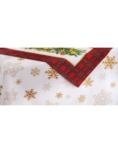 TESSILE: vendita online Tovaglia Brandani 160x300 Fiocchi Oro Christmas – La Magia di Natale nella Tua Casa in offerta