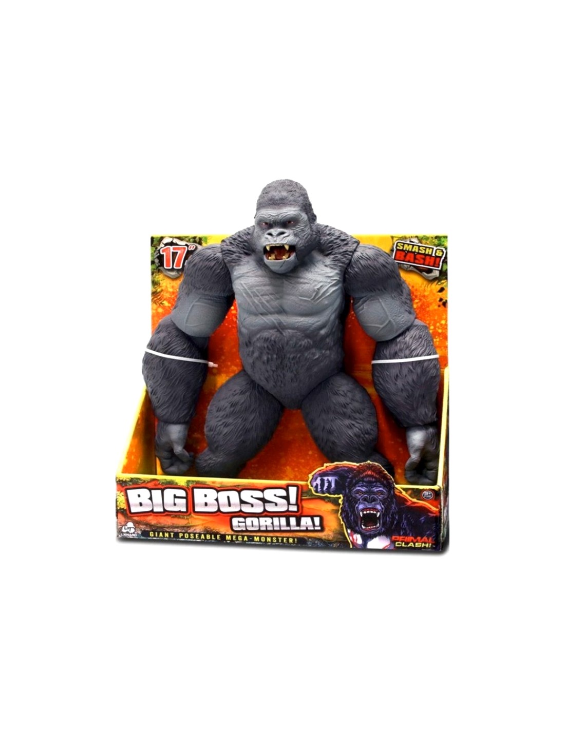 GIOCHI BOY: vendita online BIG BOSS GORILLA ARTICOLATO 43CM, GIOCATTOLO, FIGURA DA COLLEZIONE in offerta