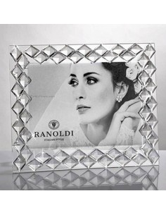 Portafoto Moderno in Cristallo 18x13 cm – Ranoldi | Shopincasa.it