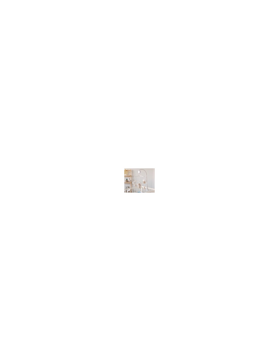 Giostrina Musicale Culla Orsetto Beige Kiokids | Shopincasa.it