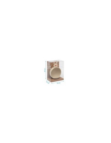 Ciotola in Silicone con Ventosa Lumaca Beige per Bambini | shopincasa.it