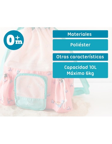 Borsa da Spiaggia Tartarughe Rosa Kiokids - Pratica e Colorata | shopincasa.it