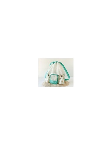 Borsa da Spiaggia Lumache Beige Kiokids - Pratica e Colorata | shopincasa.it