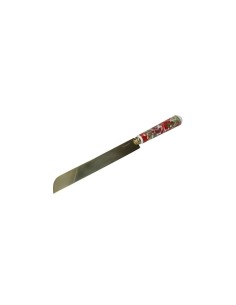 OGGETTISTICA NATALE: vendita online Coltello Torta Carol Gold di Natale con Manico in Ceramica, 34 cm, La Magia di Natale a C...