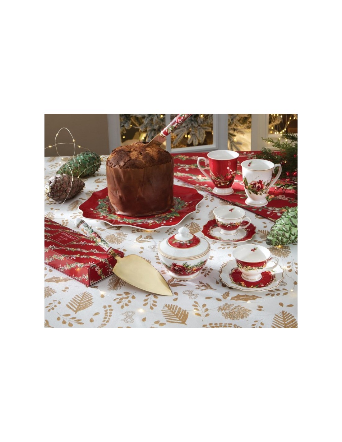 OGGETTISTICA NATALE: vendita online Pala Dolce Carol Gold di Natale, 26 cm, La Magia di Natale a Casa Tua in offerta