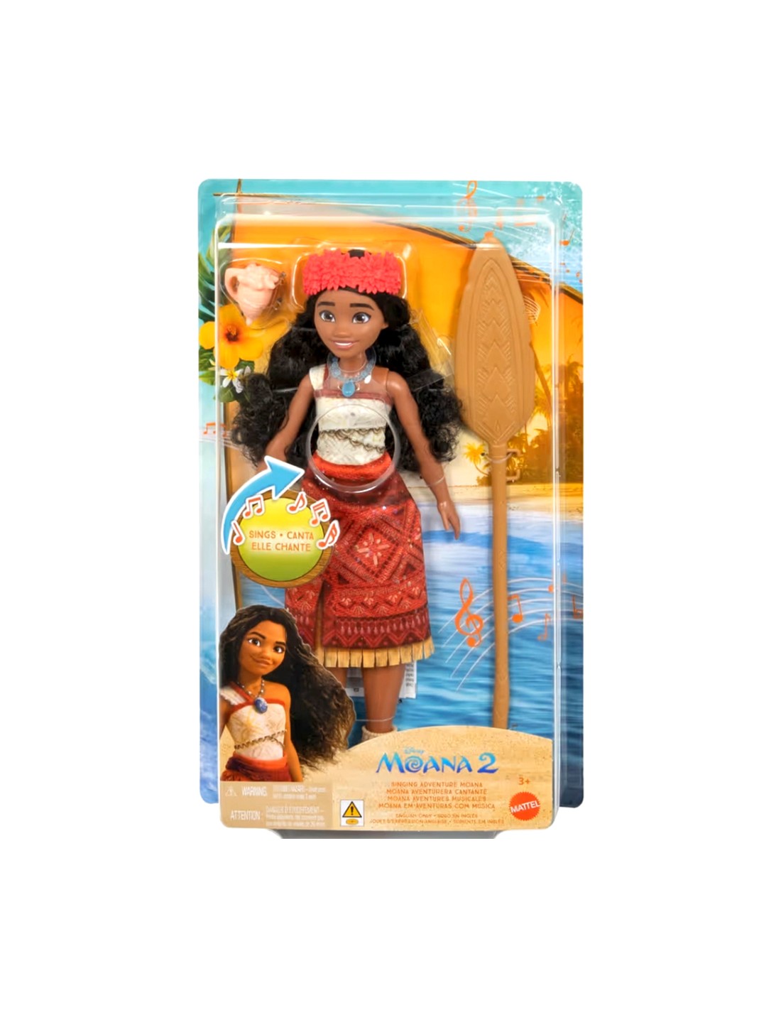 Disney Oceania 2 – Bambola Vaiana Cantante con Accessori | Shopincasa.it