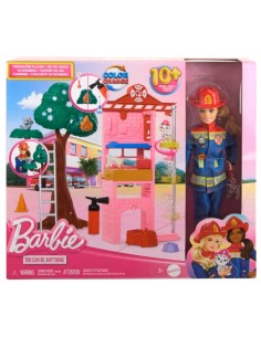 Barbie Vigilessa del Fuoco playset con cuccioli e accessori | shopincasa.it