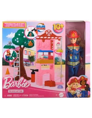 GIOCATTOLO PUBBLICIZZATO: vendita online BARBIE HRG55 BAMBOLA VIGILE DEL FUOCO CON ACCESSORI in offerta