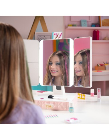 GIOCHI GIRL: vendita online Smart Vanity Makeup Station con Luci LED per Bambine Pink It in offerta