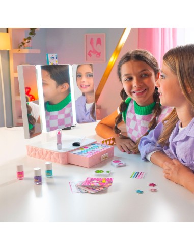 GIOCHI GIRL: vendita online Smart Vanity Makeup Station con Luci LED per Bambine Pink It in offerta