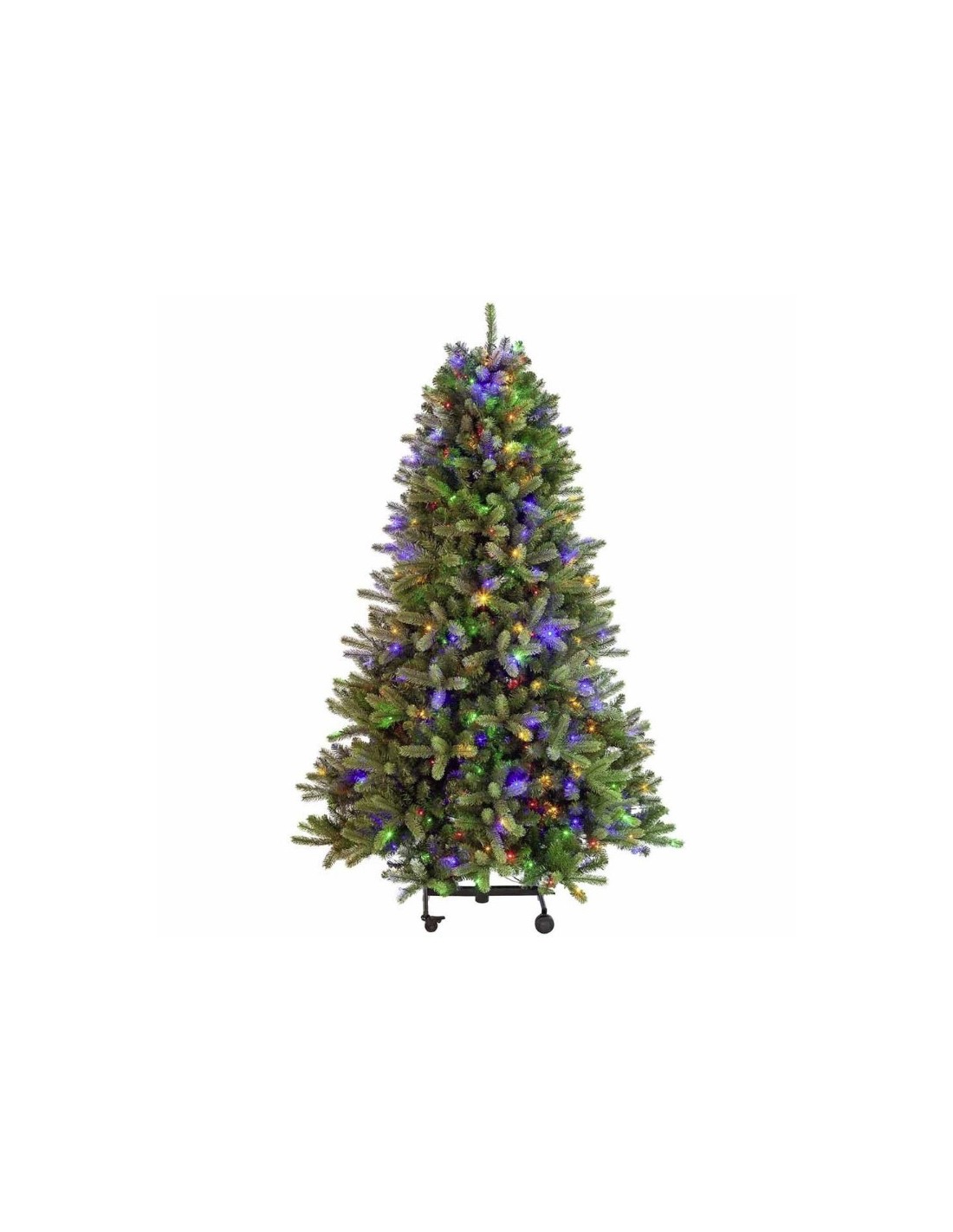 ALBERI DI NATALE: vendita online Albero di Natale Hubart Illuminato 225 cm con Apertura Automatica – 500 LED RGB e Telecomand...