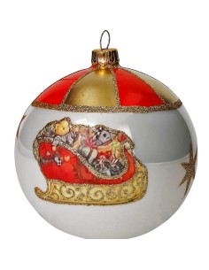 SFERE E PENDAGLI: vendita online Decorazione sfera di Natale 4 soggetti assortiti dipinti a mano - La magia di Natale a casa ... 2