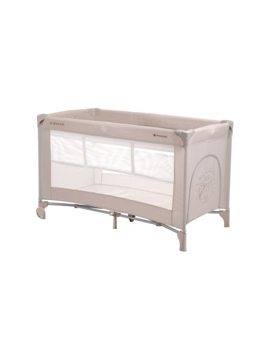 PRIMA INFANZIA: vendita online KikkaBoo Lettino da Campeggio Doppia Altezza con Sacca per il Trasporto So Gifted Plus Beige i...