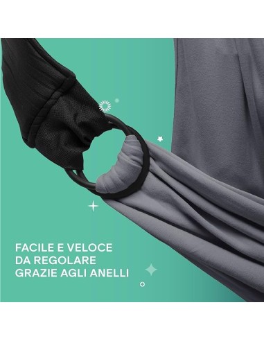 Koala Babycare Cuddle Band 2.0 - Fascia Porta Bebè in Cotone Organico su Shopincasa.it