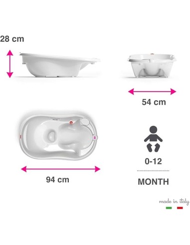 Vaschetta Onda Evolution - Ergonomica e Sicura per Neonati 0-12 Mesi | Shopincasa.it