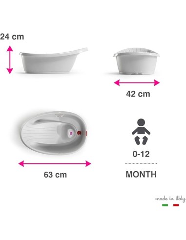 Vaschetta OKBABY Onda Baby per Neonato 0-12 Mesi - Shopincasa.it