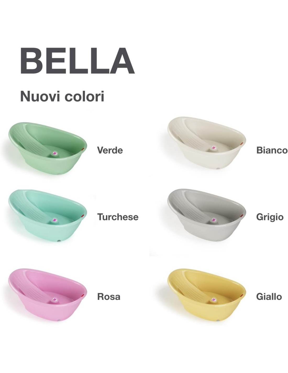 Kit Vaschetta Bella con Cavalletto di Supporto per Neonati - ShopinCasa.it