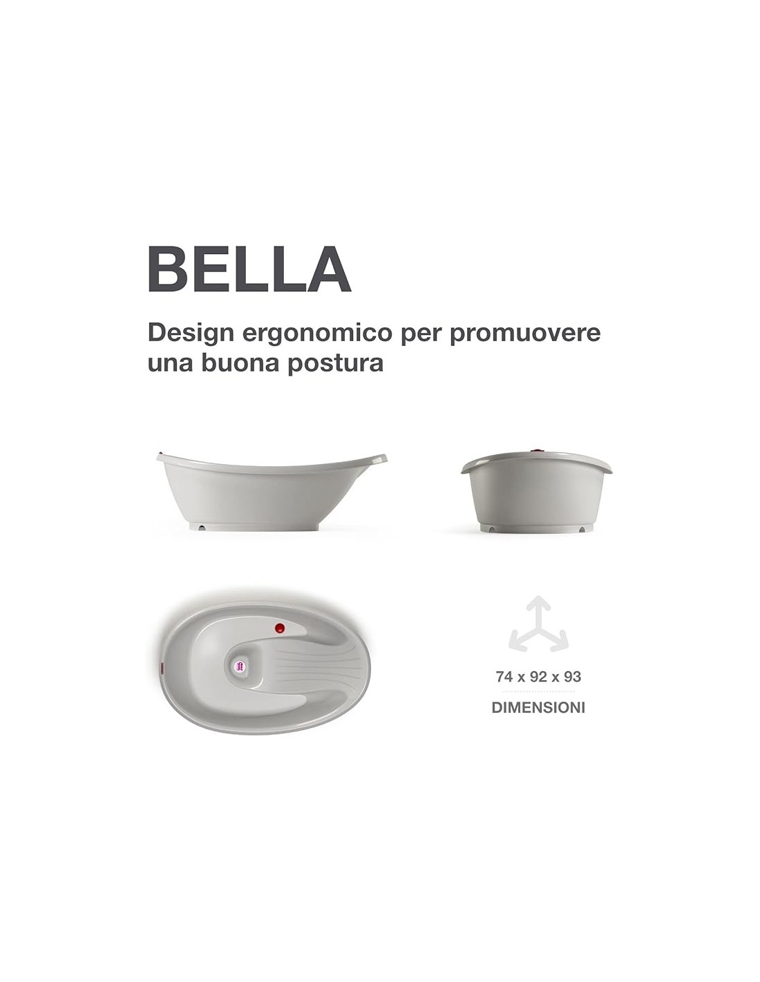 Kit Vaschetta Bella con Cavalletto di Supporto per Neonati - ShopinCasa.it