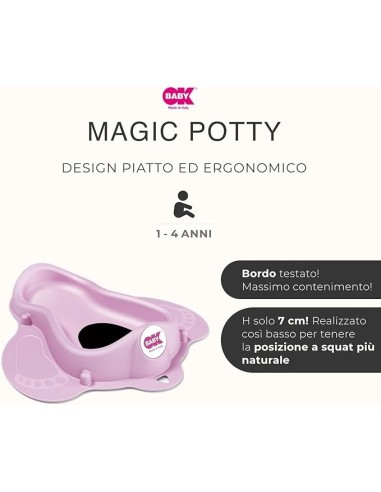 Vasino per Bambini Magic Potty - Passaggio Semplice al WC | Shopincasa.it
