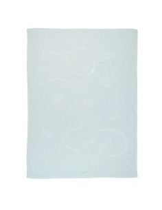 Coperta Bambino Double Face 75x100 cm - Romeo, Jules e Sally Nattou Azzurro 2