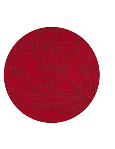 TOVAGLIETTE E TAPPETINI: vendita online TOVAGLIETTA TONDA 38CM ROSSO in offerta