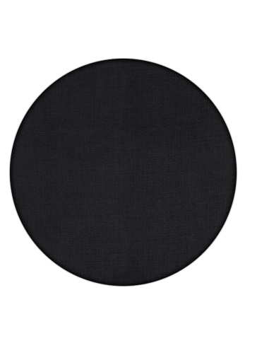 TOVAGLIETTE E TAPPETINI: vendita online TOVAGLIETTA TONDA 38CM NERO in offerta