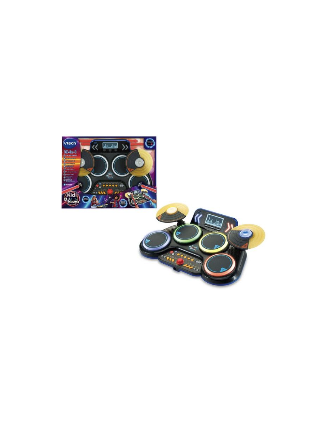 VTech Kidi DJ Drums - Batteria Elettronica Bambini 6+ Anni | shopincasa.it