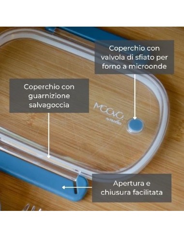 Nuvita Contenitore Portapranzo Blu | ShopInCasa.it