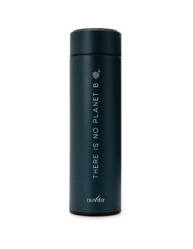 Nuvita Borraccia Termica Verde Scuro 500 ml con Termometro a LED | shopincasa.it