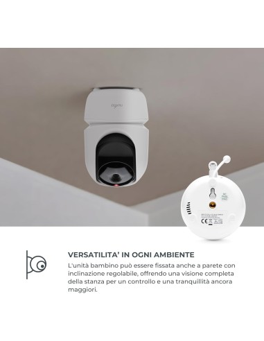 Nuvita 3045 Videovoice - Baby Monitor Wireless con Visione Notturna e Ninne Nanne | Shopincasa.it