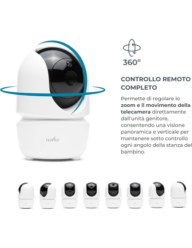 Nuvita 3045 Videovoice - Baby Monitor Wireless con Visione Notturna e Ninne Nanne | Shopincasa.it