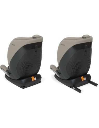 Foppapedretti Seggiolino Auto Pitstop I-Size, 76-150 cm, Fissaggio Dualfix, Desert