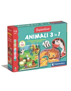 MONTESSORI 16460 ANIMALI 3IN1