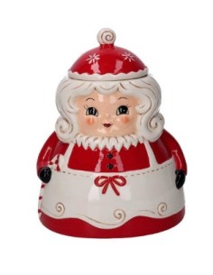 BARATTOLO 760033 SIGNORA BABBO NATALE CERAMICA 23X21X30CM