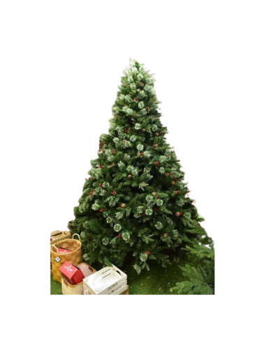 ALBERI DI NATALE: vendita online Albero di Natale "Stelvio" da 240CM Con luci LED a 8 funzioni in offerta