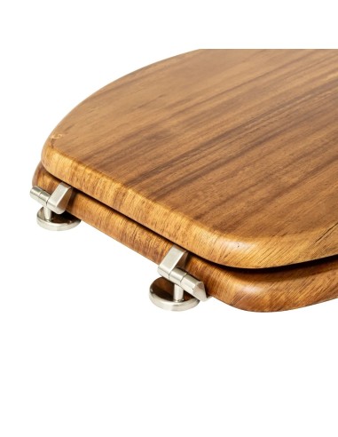 SEDILI E COPRIWATER: vendita online Copriwater "Blackacia" in Legno di Acacia – 46,5x37,3x6,4 cm, Eleganza Naturale per il Ba...
