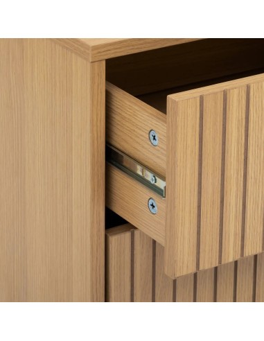 MOBILETTI E CONSOLE: vendita online Comodino "Tasso" 2 cassetti, dimensioni L. 40 x P. 40 x H. 52,5 cm, peso 11,450 kg, desig...