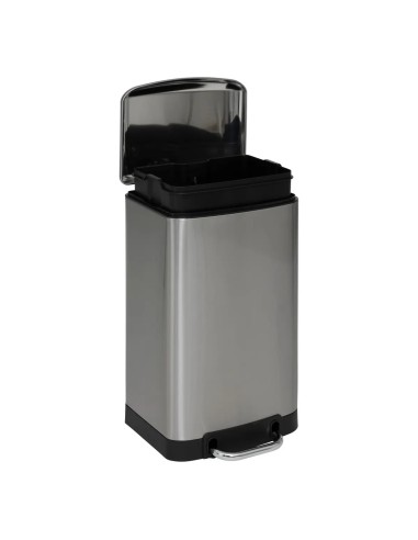 PATTUMIERE: vendita online Ariane bidone per rifiuti in acciaio inox 20 litri, dimensioni L. 53,3 x l. 30 x h. 30 cm, resiste...