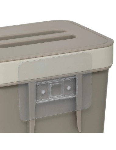 PATTUMIERE: vendita online Bidone per il compost 5 litri in plastica color talpa, dimensioni L. 24,5 x P. 18,7 x H. 14,5 cm, ...