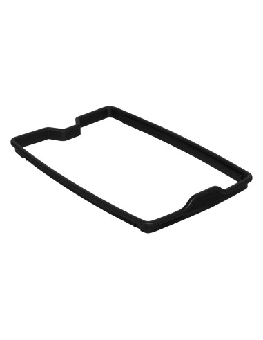 PATTUMIERE: vendita online Bidone della spazzatura sottile 40 litri in plastica grigia, dimensioni L. 39 x P. 23,5 x A. 59 cm...