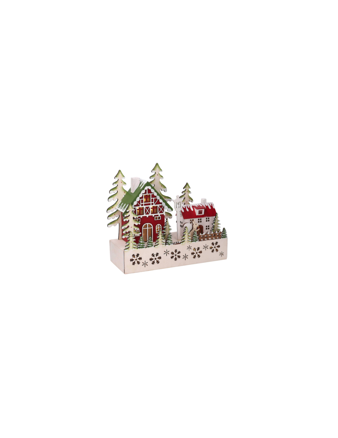 CASETTE 639021 LEGNO CON LED 26X11X23CM