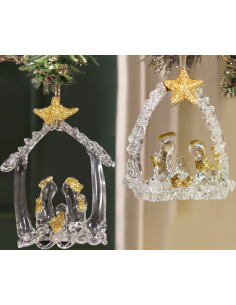 Brandani Decori Natale Natività Mignon in Vetro H 5 cm | shopincasa.it