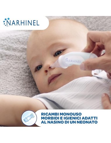 Ricambi Soft Usa e Getta per Narhinel Aspiratore Nasale – Confezione da 30 | Shopincasa.it