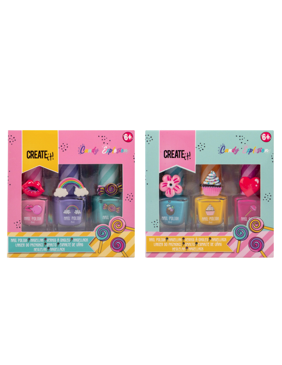 CREATE IT CRE84807 SET 3 SMALTI CON ANELLI